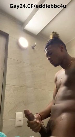 black gay with Monster dick