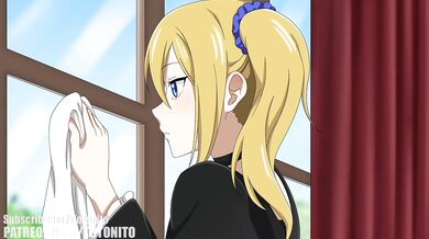 Maid Ai Hayasaka going off like a robot behind closed doors