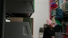 University of RI Public Library Blowjob!