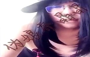 Chinese shemale jelly qiao ass play