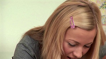 A quick fuck in her pussy makes her cream up but it also lubes his dick up so he can shove...