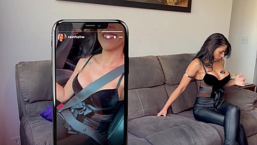 A casada safada não perdoa! Rainha Hotwife presenteia o marido corno no Dia dos Namorados com um chifre ENORME e GROSSO!
