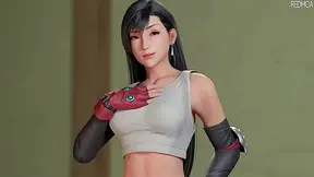 Tifa Takes Charge Riding Big Cock in Hot FFVII Hentai Action