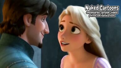 Blonde Rapunzel Gets Pounded By Flynn Ryder Shaky HD Cartoon Parody