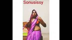 Hot sissy boy in saree