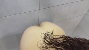 Jasmica, a Beautiful Big-assed Latina, My Friend's Stepdad Fucks Me in the Bathroom