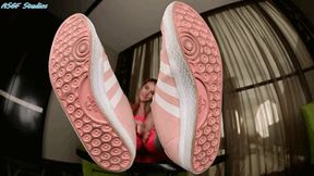 Blonde Bombshells big stinky sneakers and socks - MOV