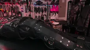 Submissive sack gets sounded by dominant Ms. Nacke