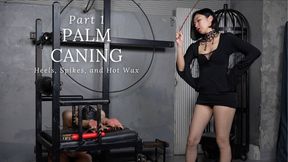 Palm Caning – Part 1: Heels and Punishing Pressure
