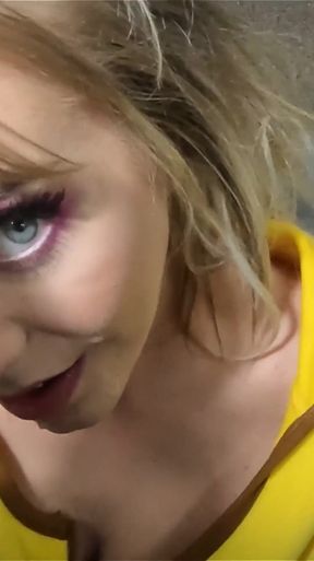 Sucking My Cock in Her Pikachu Onesie