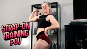 Strap-on POV Training for Pegging - NB Jaq Quicksilver Pegs You for Your First Time - anal, instructions, dirty talk, domination - 720p mp4