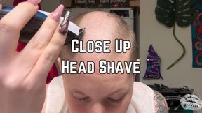 Phoenix Bates Shaves Head Close Up With No Guard 1080p - Head Shaving - Close Ups - Buzzcut - Hair Cut Fetish