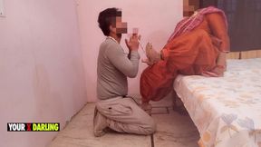 Punjabi Bhabhi's Slave Bihari Fucking Her in Doggystyle and Licking Her Ass Badly