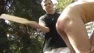 In The Woods drubbing twink And boned