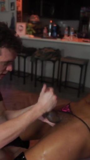 Hot Ebony Waifu TS Gets Her Pretty Dick Sucked & Worshipped