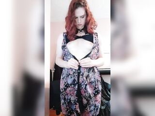 Bewitching trans-wife disrobes, milks her bazookas, plugs her butt, and jerks until this babe cums.