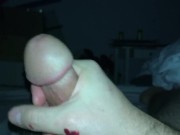 First solo male cum artist paint dirty talk