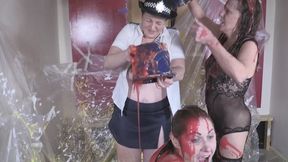 Devon, Pandora & Tallulah - Cop & tarts