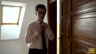 DADDY4K. Intelligent gentleman bangs his sons girlfriend very hard