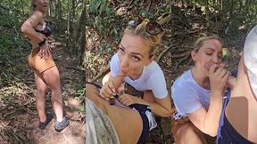 il me rempli la bouche de sperme en pleine randonnee dans la jungle thailandaise