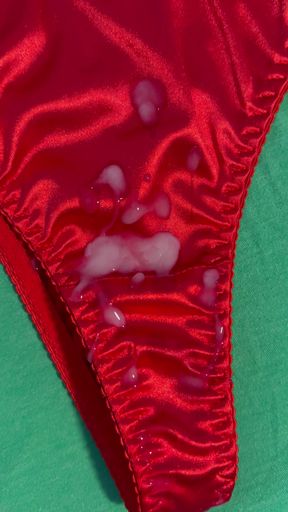 Cum on wife's panties 15