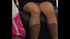 descuido en el centro comercial