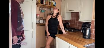 MILF Pissed Right in Front of Me Before Fucking Me