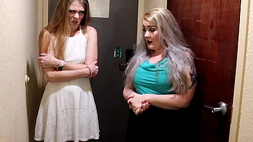 Kitty Quinn gets spanked and diapered for wetting panties