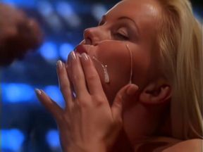 Silvia Saint cum on face - Looker 2 Femme Fatale - vintage erotic hardcore with busty Czech pornstar