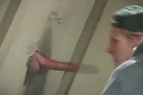 bawdy Trio In Service Station shower