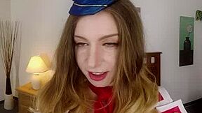 Casey Calvert And Stella Cox - Flight Attendant Wants To Fuck