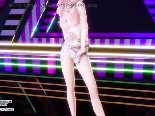 MMD Dia - Woo Woo Seraphine Hot Kpop Dance League of Legends