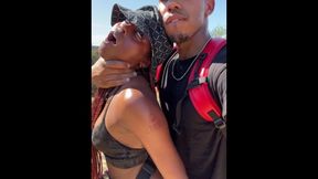 Ricky And Destiny Stop Their Hike For A Fuck Break - Ricky Johnson And Destiny Mira