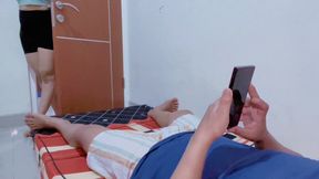 My hyper older stepsister is always sexy all the time