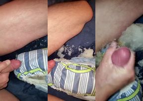Gay Diaper Cummies ruined by dirty Goodnites
