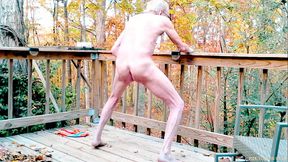 Busy-Bottom Nude Dance Outdoors, wiggling my Bare Little Ass just for you