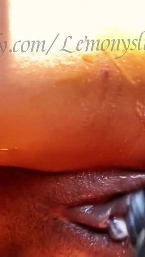 Hard Fast fucking of creamy Ebony pussy   Clip 1