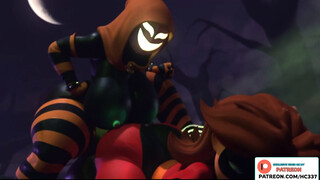ELASTIGIRL FUCKED IN ANAL BY HALOWEEN FUTANARI AND GETTING BIGGEST CREAMPIE - FUTA PARTY HENTAI