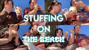 STUFFED ON THE BEACH Subway & BIG cheesecake pots!