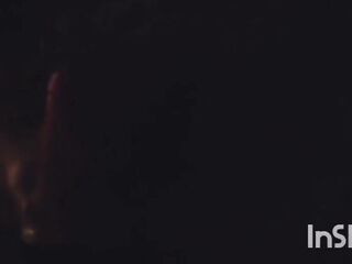 wench trembles with pleasure with her vibrator in her ass.