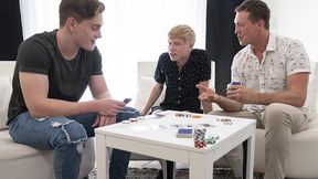 Little Man Caleb Anthony Gives Up His Cock-squeezing Crevasse To Hefty Step Bro And Nasty Step Father - FamilyDick