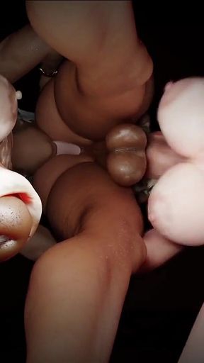 Nyl Intense Threesome: Hot Passionate Sex and Hardcore