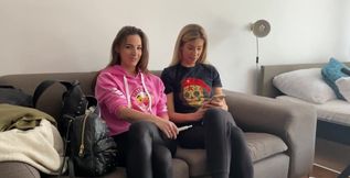 Backstage with the beautiful Shona