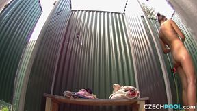 Czech Pool 5: Sexy Beauty Puts on a Steamy Shower Show