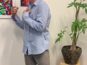 College student strip tease