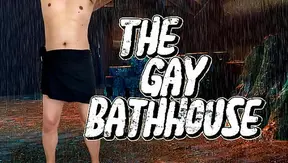 A gay man had sex with a lot of men in a gay bathhouse and swallowed a lot of cum