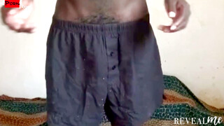 UNLEASH THE BEAST HOT GAY ebony TEASES AND FINGERS HIS ASS TO A HEAVING CUMSHOT
