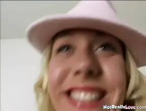 Tasty blonde takes doggystyle fucking and cumshot POV