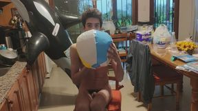 Blowing up and S2P my 20" beachball naked