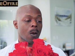 HOUSEOFYRE- Aubree Valentine Screws the Flower Delivery Dude's Giant DICK